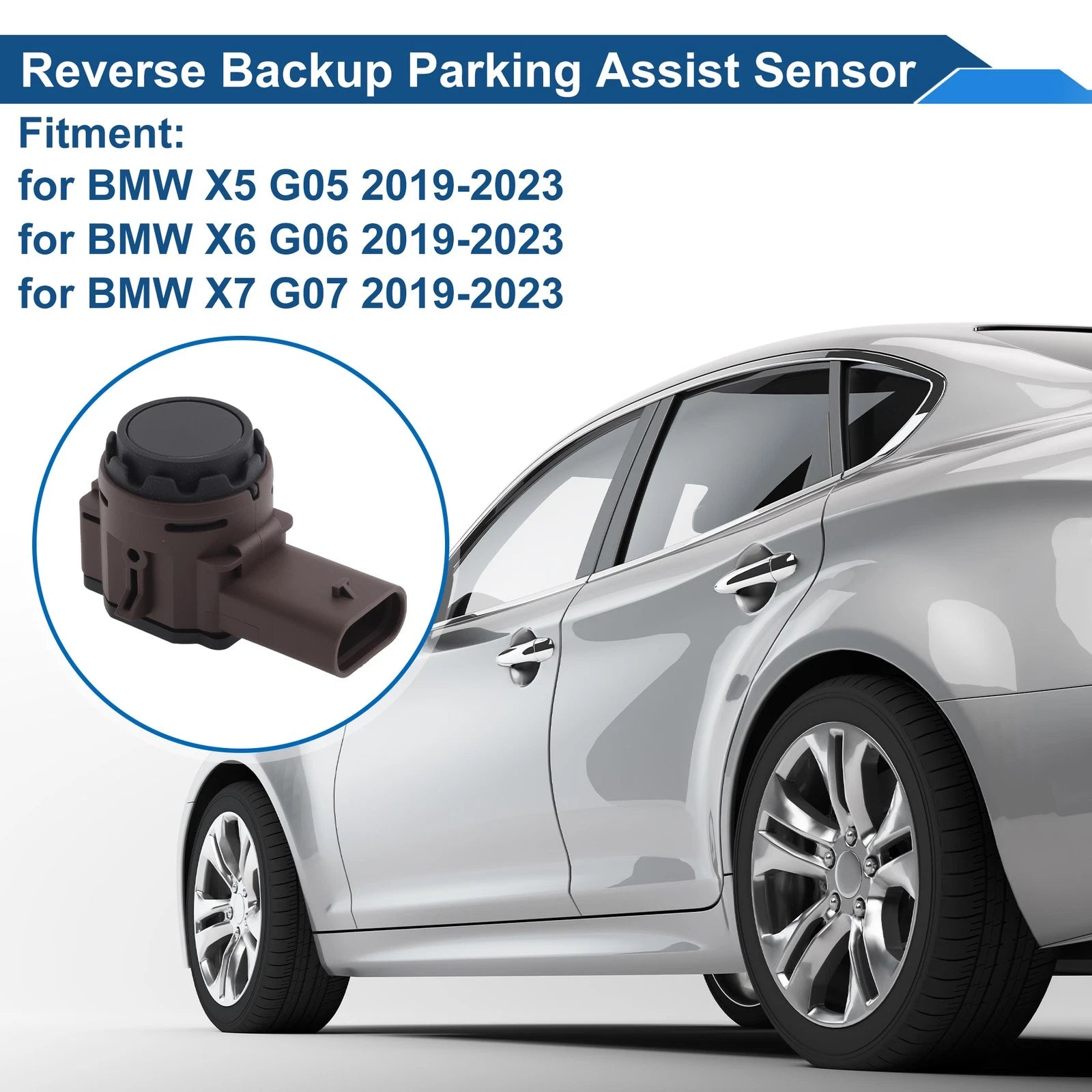 Reverse Backup Parking Sensor for BMW X5 (2019–2023) No.66209826786 Black