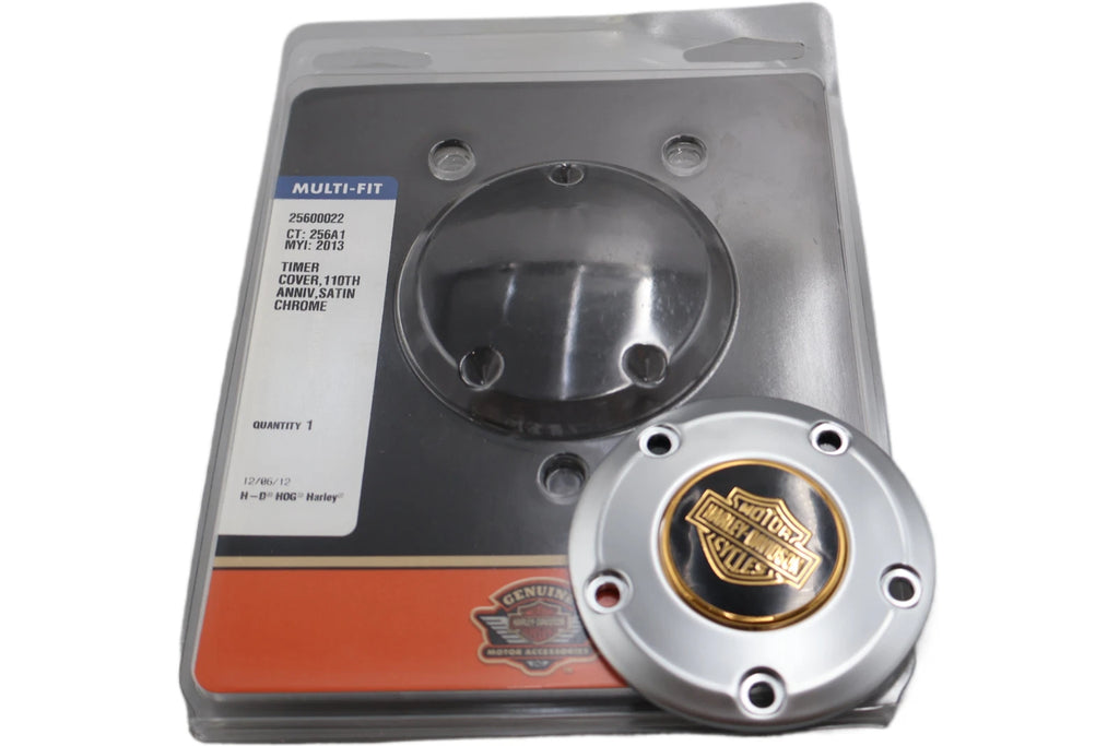 OEM Timer Cover for Harley-Davidson Twin Cam (1999–2017) Satin Chrome