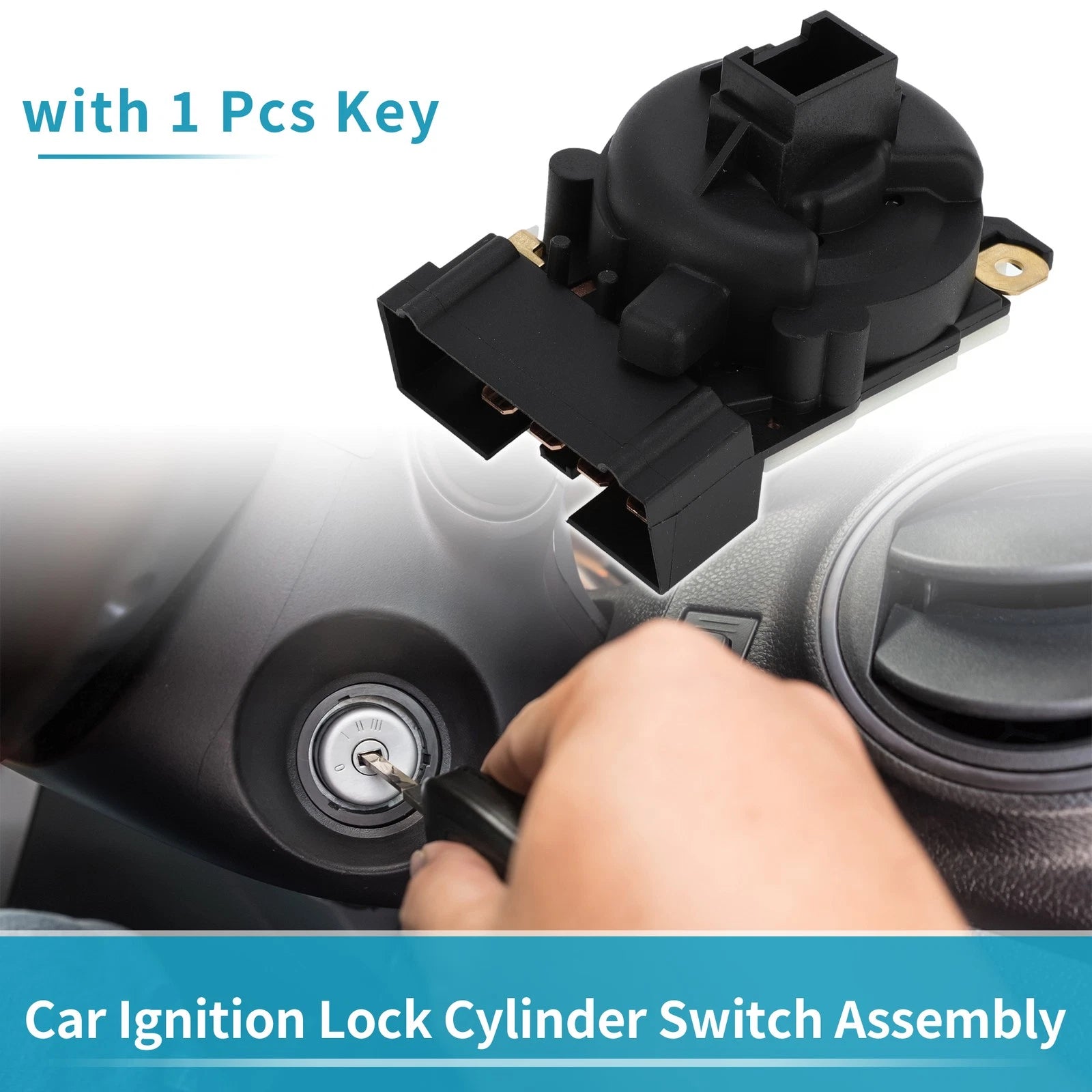 Ignition Lock Cylinder Switch Assembly for Chrysler Neon (2000–2002)