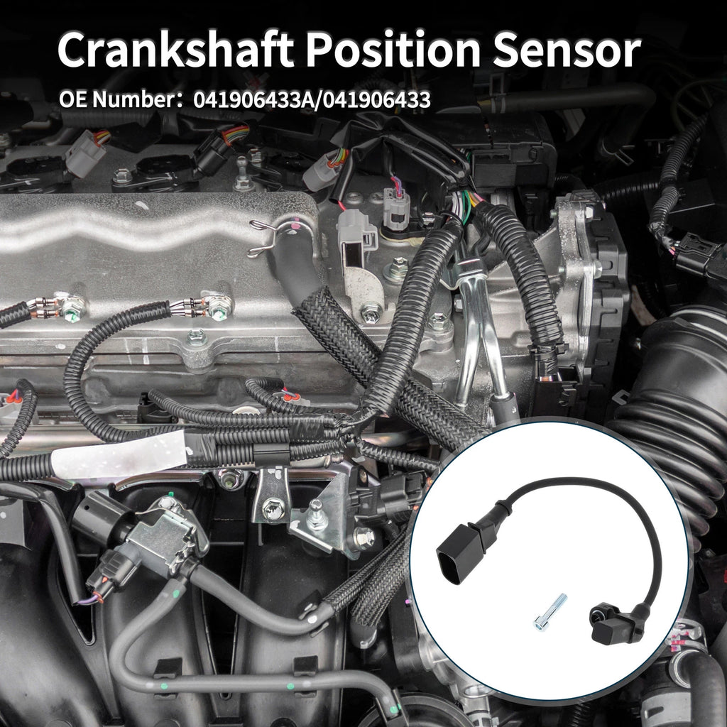 1 Pc Crankshaft Position Sensor No.041906433A for VW Fox Hatchback (2003–2014)