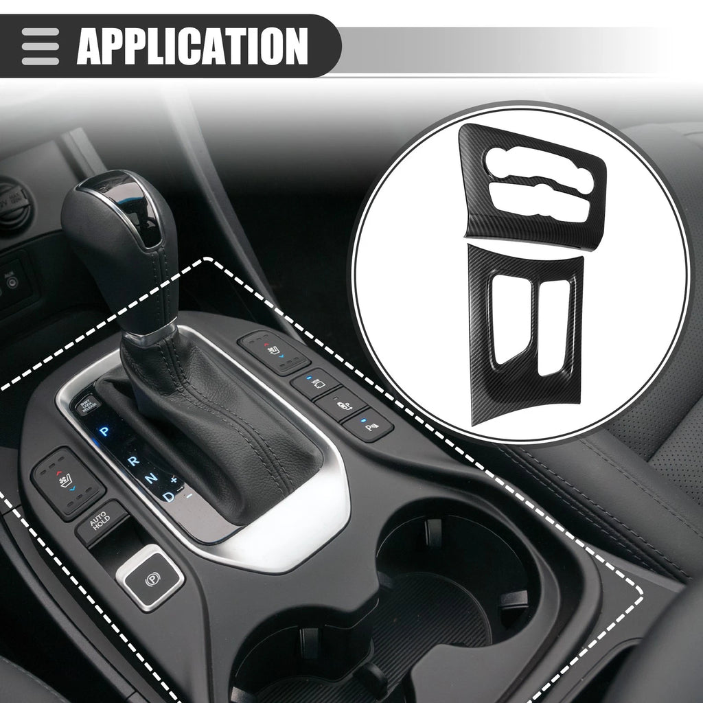 Carbon Fiber Central Control Panel Trim for Dodge Charger (2015–2022)