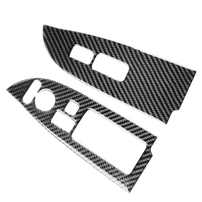 Carbon Fiber Black Front Window Regulator Cover for Honda Odyssey (2005–2010)