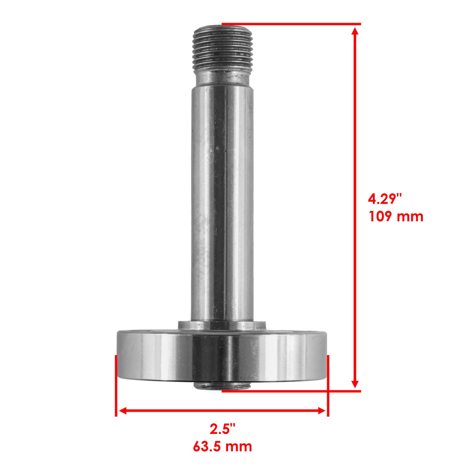 Deck Spindle Pulley Shaft Replacement for John Deere (2000–2010)