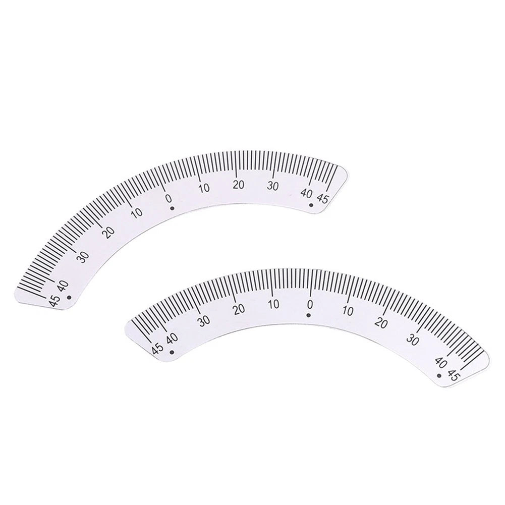 B159 Milling Machine Feed Scale with ABS Metal Ruler 45 Degree Angle
