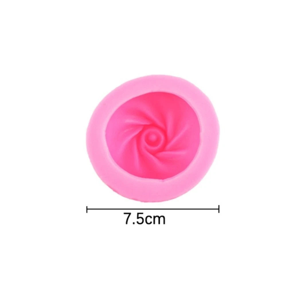 6X Reusable Silicone Baozi Molds for Homemade Steamed Buns 7.5cm