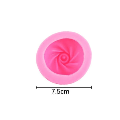 6X Reusable Silicone Baozi Molds for Homemade Steamed Buns 7.5cm
