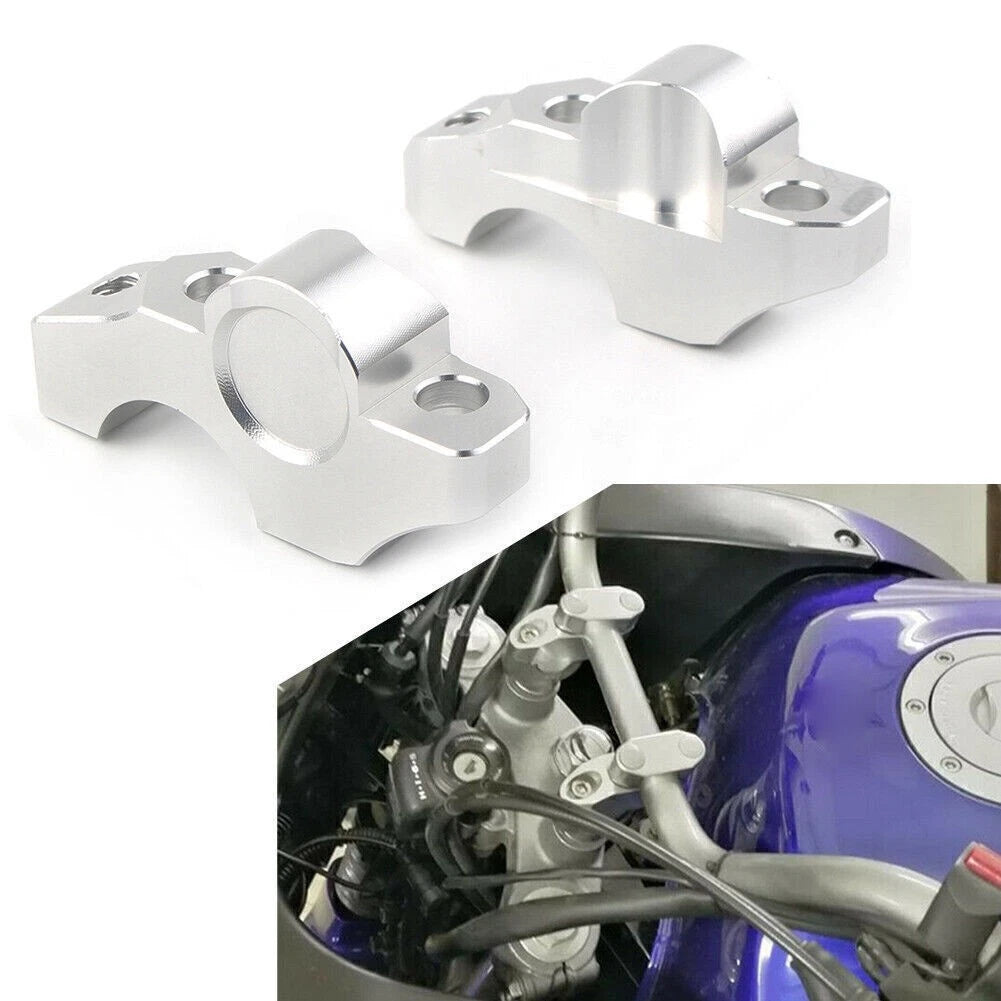 2Pcs Handlebar Extension Back Moved Up Handle Bar Riser for BMW S1000R Aluminum