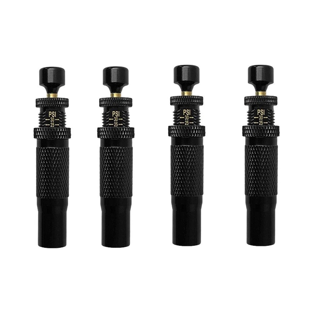 4PCS Tire Deflator Valve Kit for Powersports Vehicles Adjustable 10-30 PSI