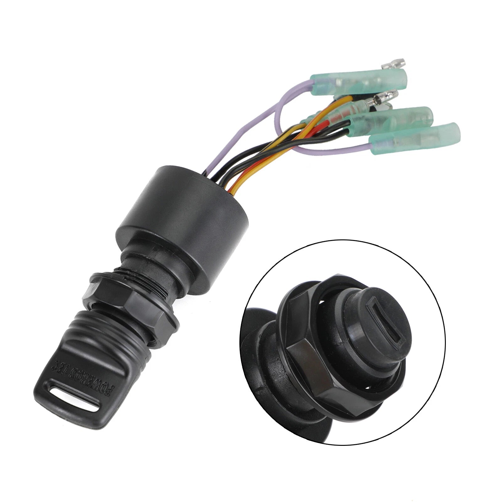 Ignition Key Switch for Mercury Outboard Control Box (1987–Current) 87-17009A5