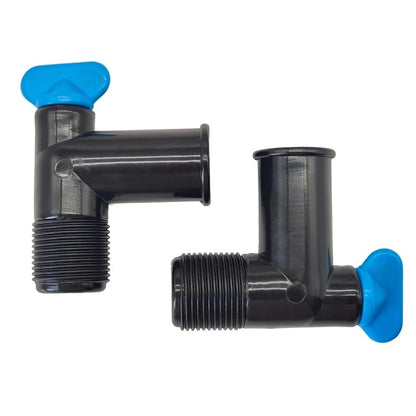 2Pcs Exhaust Manifold 90° Fitting Drain Plug Elbow for MerCruiser (22-862210A01)