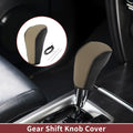 Gear Shift Knob Cover Replacement for BMW 3 Series E90 (2004–2012 Beige Black)
