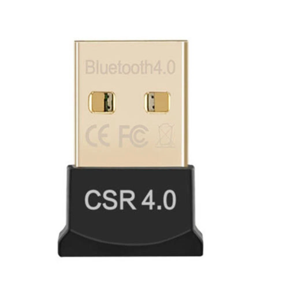 Bluetooth USB Dongle for PC Laptop (Windows 98–Vista)