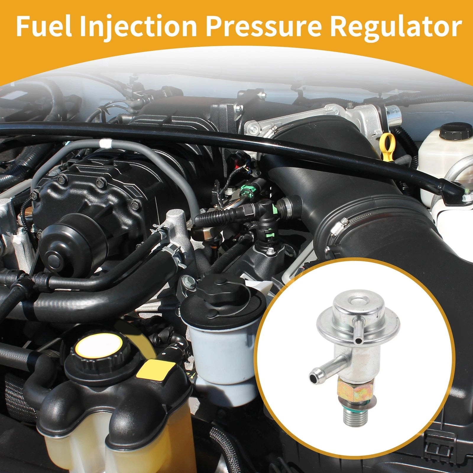 Fuel Pressure Regulator for Honda Accord 2001–2004 20–70 PSI Replacement