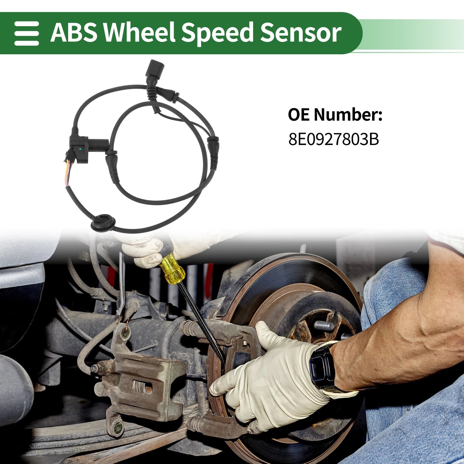 ABS Wheel Speed Sensor Replacement for Audi A4 A4 Quattro (2004–2008)