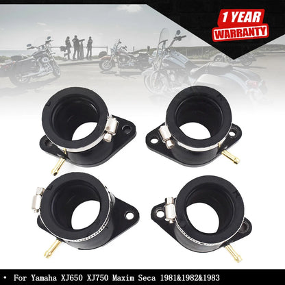 Carburetor Intake Manifold Boot for Yamaha XJ650 XJ750 Maxim Seca (1981–1983)