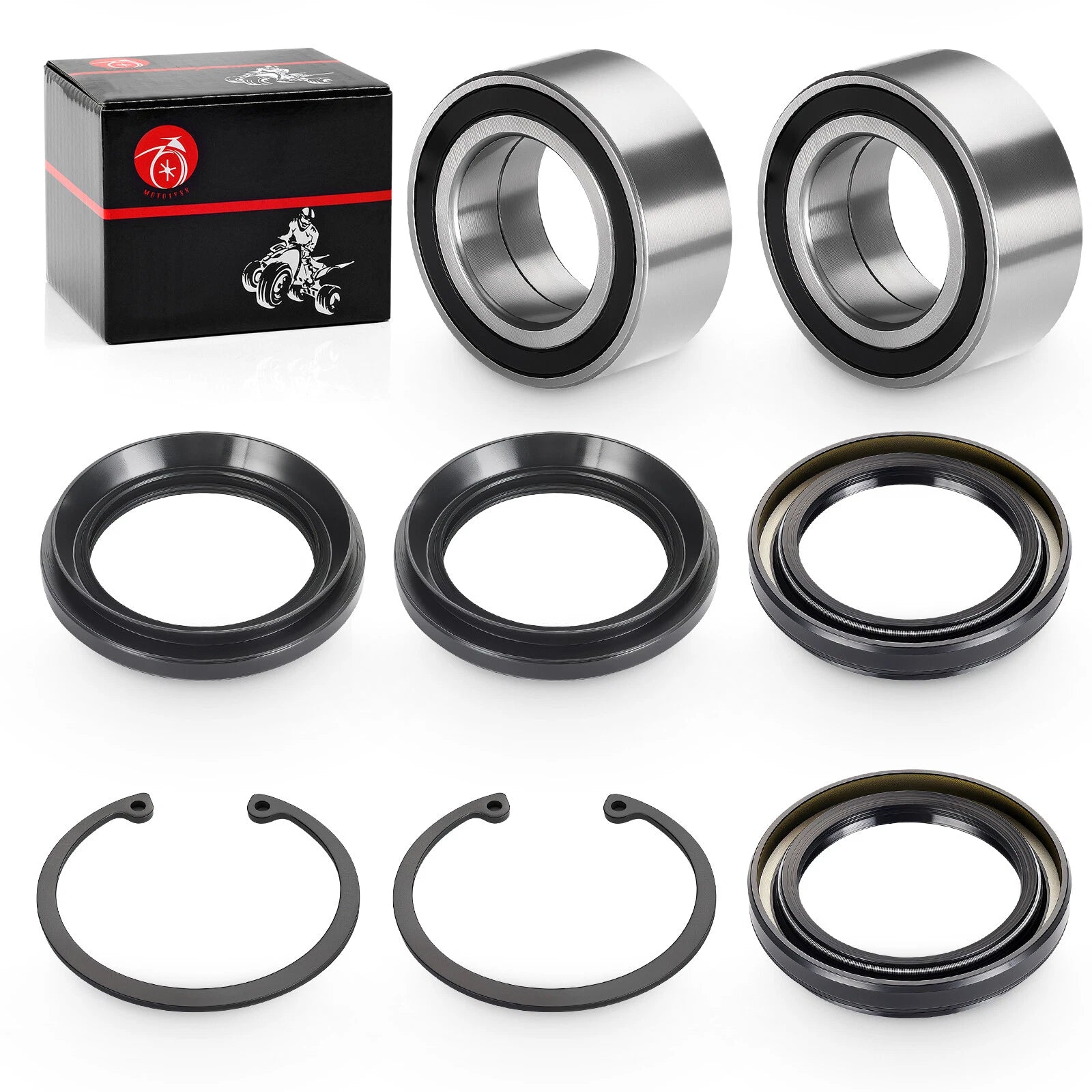 Rear Wheel Bearings & Seals Kit for Honda Rincon 650 TRX650 (2003–2005)