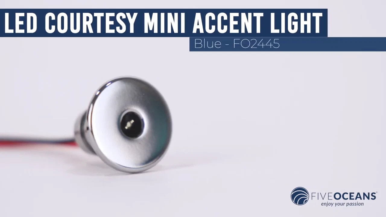Set of 4 Blue LED Courtesy Lights for Boat Interior