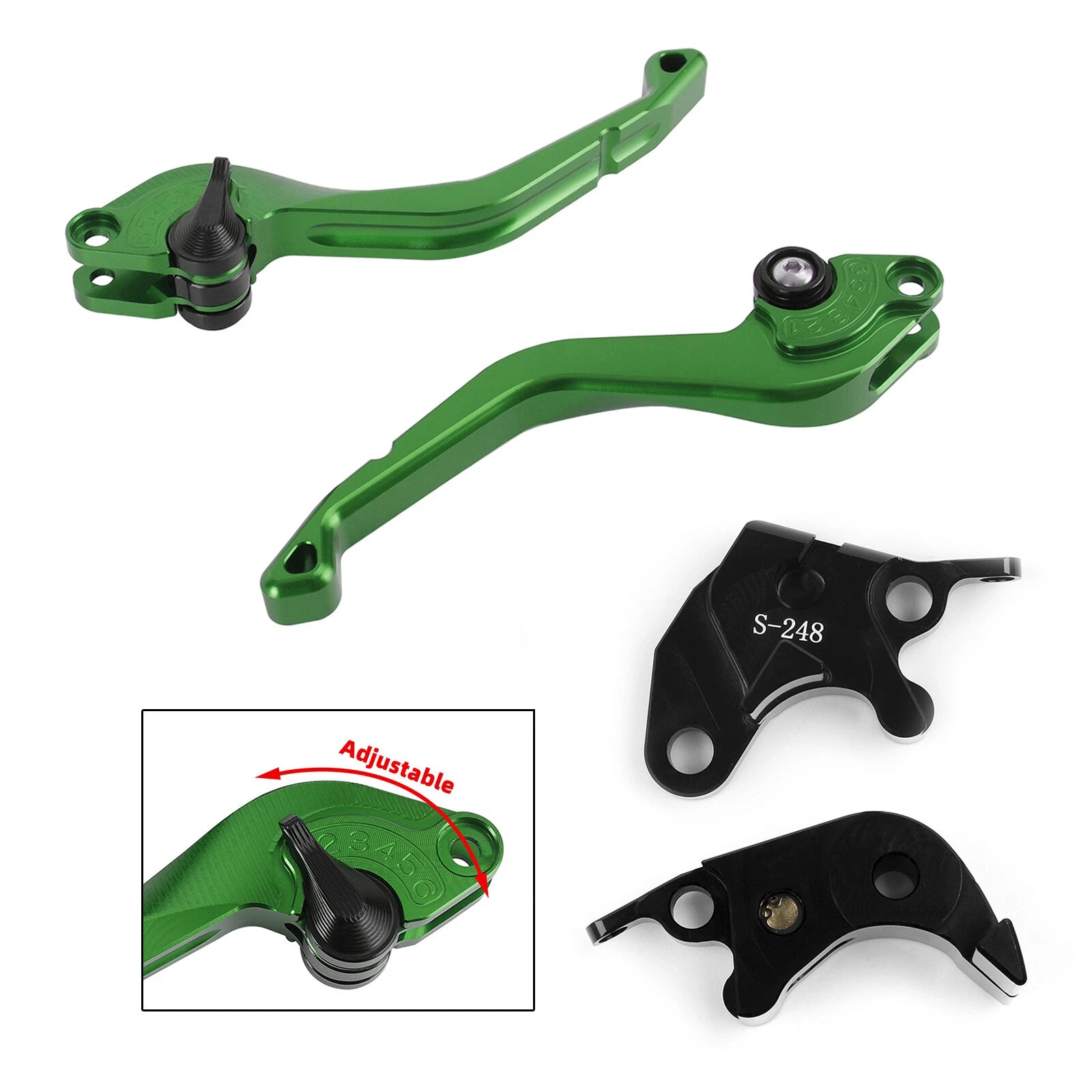 CNC Short Clutch Brake Lever for Suzuki GSXR600 GSXR750 (2004–2005) T9
