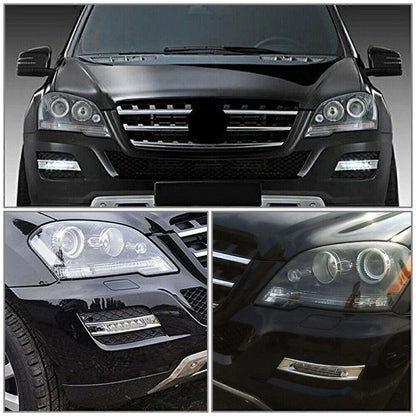 2X LED Daytime Running Lights DRL for Mercedes ML-Class (2009–2011)