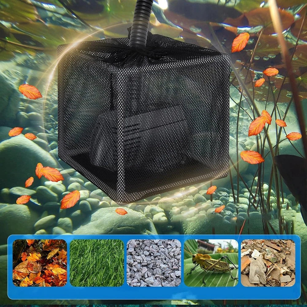 Anti Clogging Filter Bag for Pond Filter Box with Pump Bracket