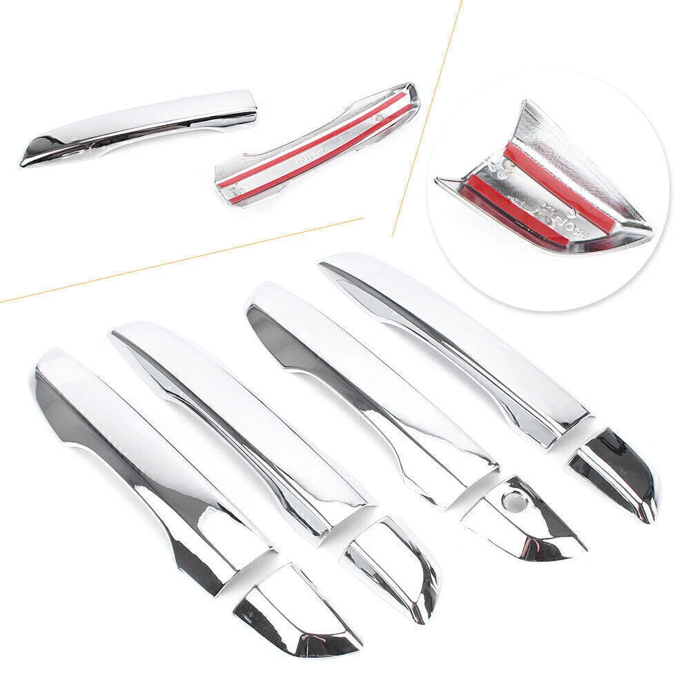 Chrome Side Door Handle Catch Trim Cover for Honda Civic Sedan (2016–2018)
