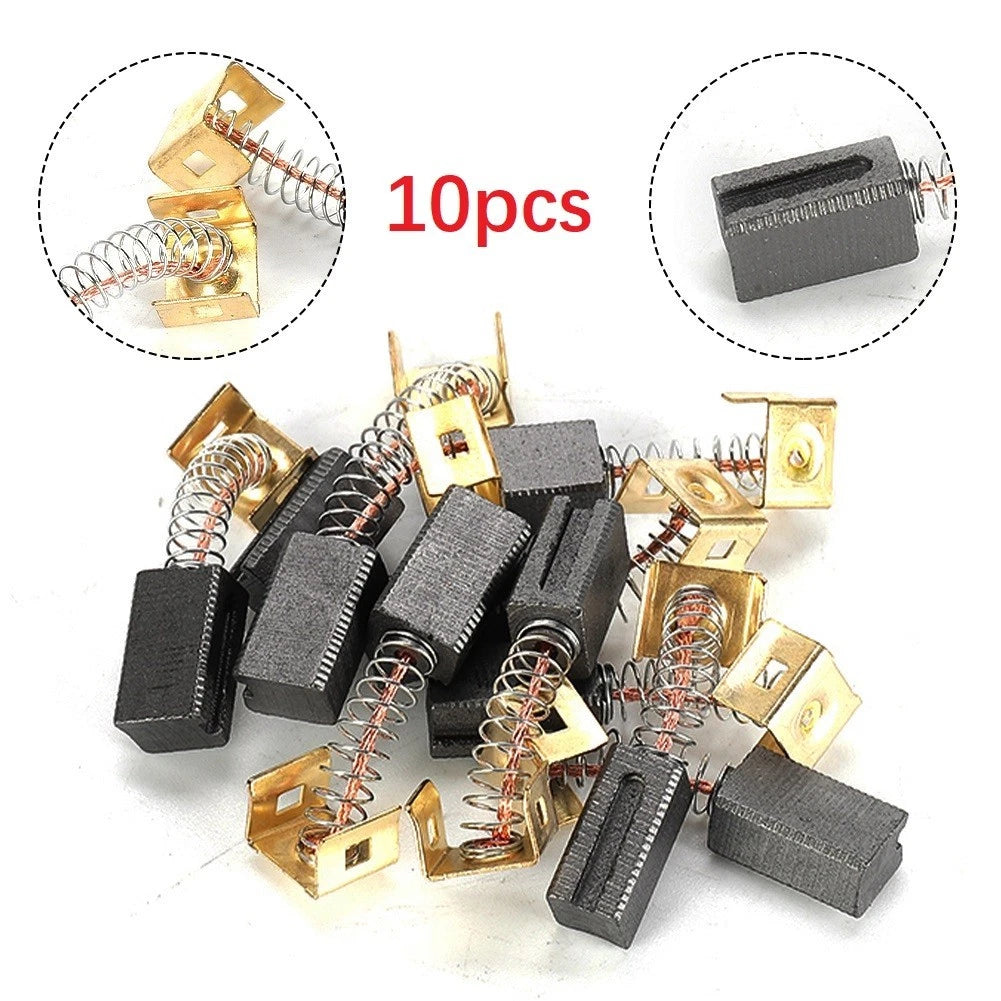 10X Carbon Brushes for Automotive Applications (6.4x7.9x12.5mm)