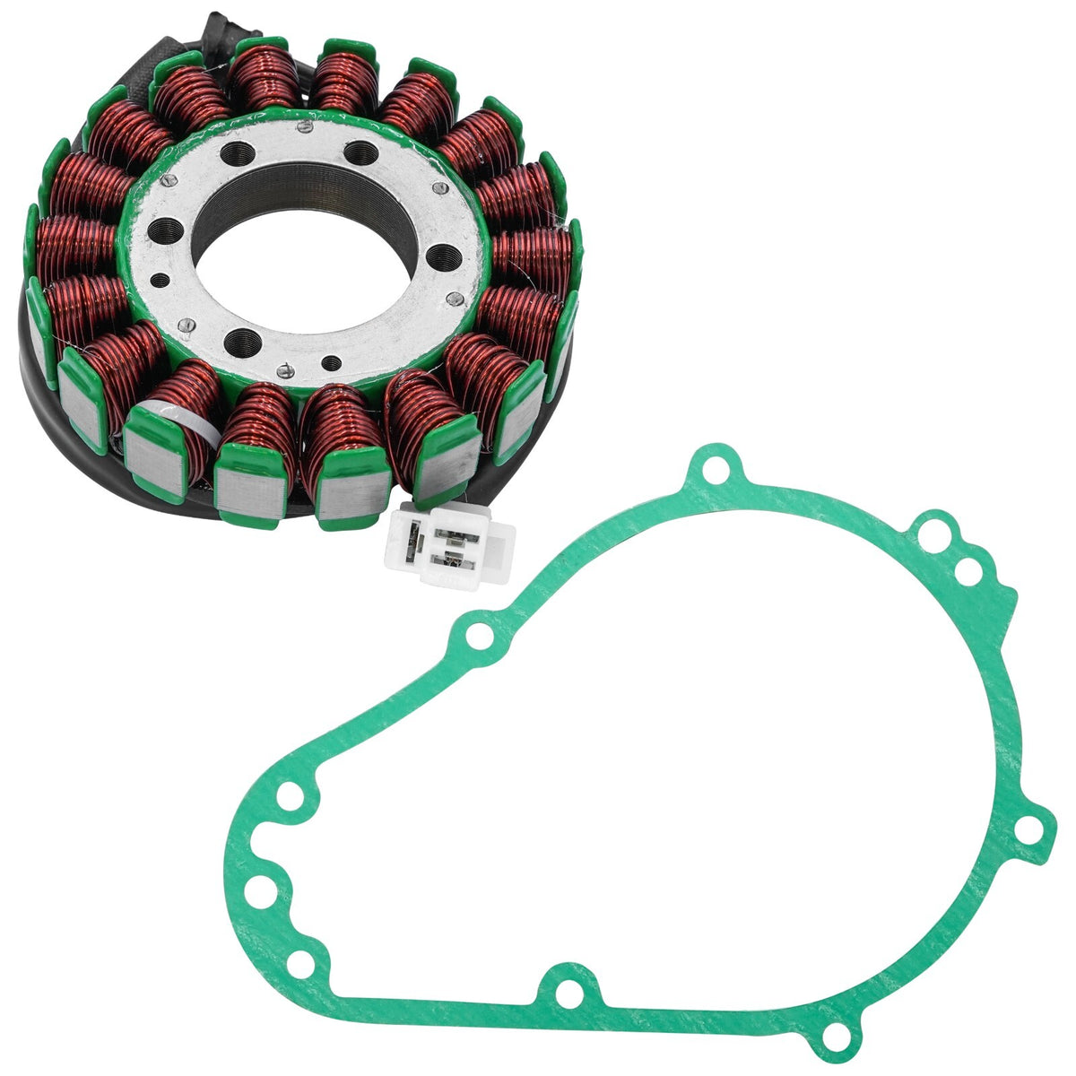 Stator Assembly with Gasket Replacement for Kawasaki ZZR600 ZX600E (2003–2005)