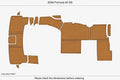 EVA Pads for Formula 40 SS Cockpit Swim Platform (2004) Teak Deck Faux Floor
