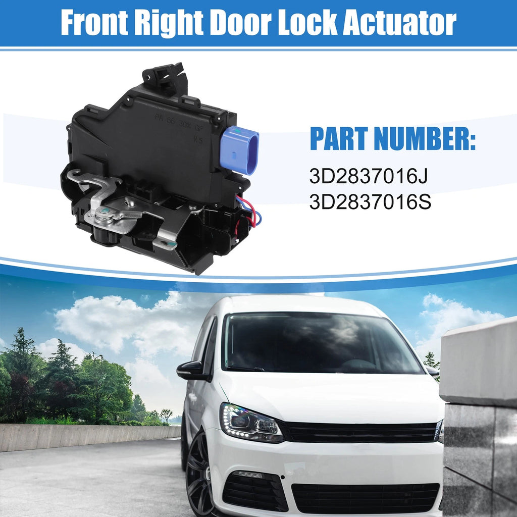 Front Right Door Lock Actuator Replacement for Volkswagen Golf (2004–2010)