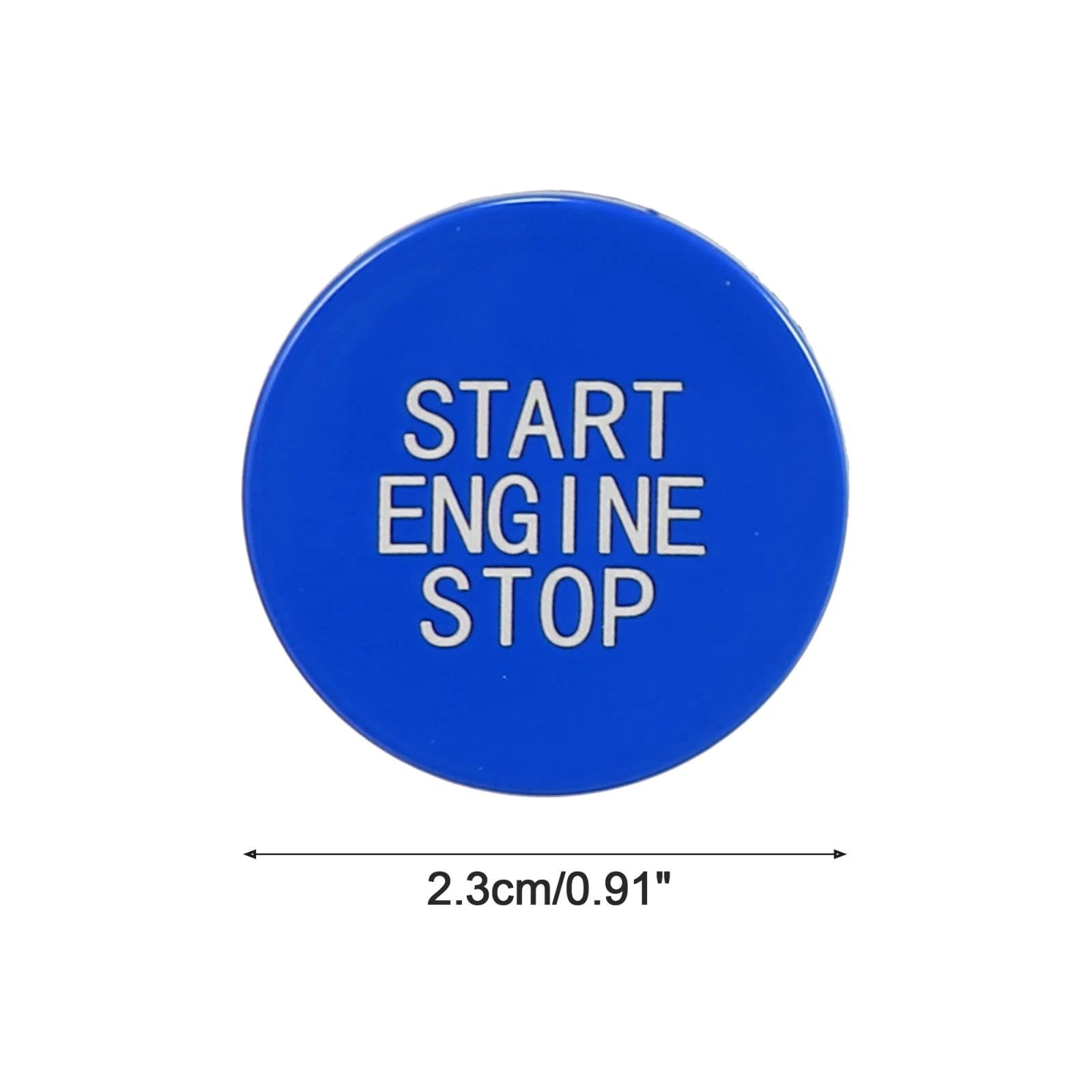 Ignition Push Start Stop Button Cover Trim for BMW Blue Car Engine ABS (2010–2023)