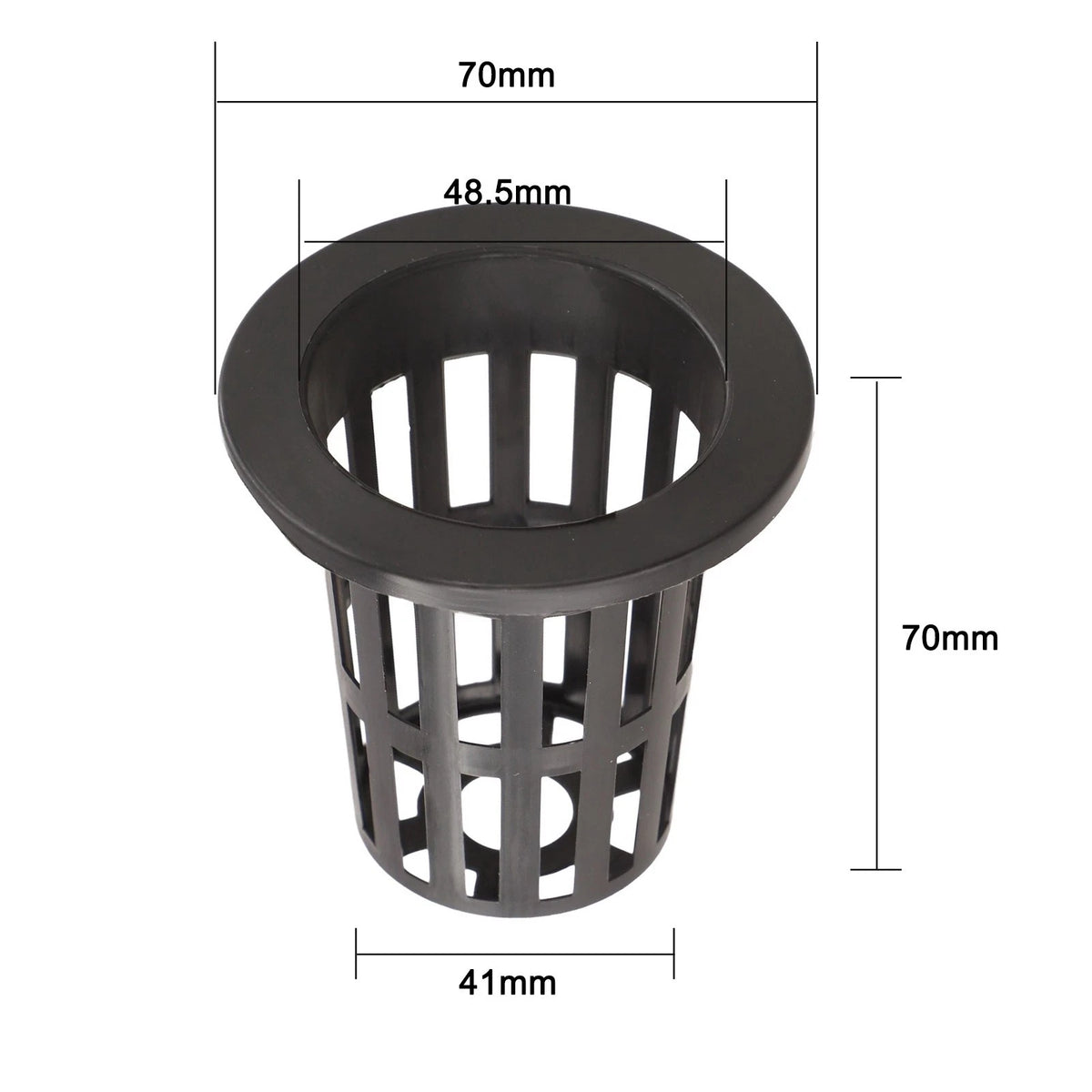25 Pcs Mesh Net Cups for Aeroponic Plant Growing