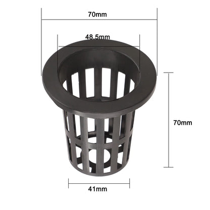 25 Pcs Mesh Net Cups for Aeroponic Plant Growing
