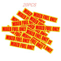 20Pcs Mixed Fuel Only Stickers for Trucks Tractors Fuel Cans Gas Caps
