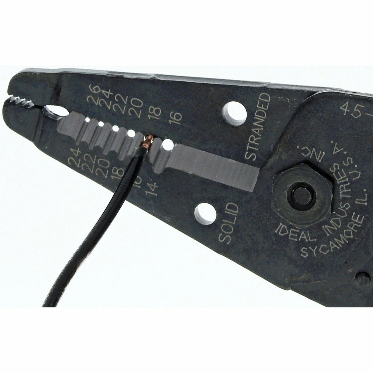 Ideal 45-121 T Stripper for Solid & Stranded Wires (14–26 AWG)