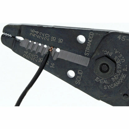 Ideal 45-121 T Stripper for Solid & Stranded Wires (14–26 AWG)