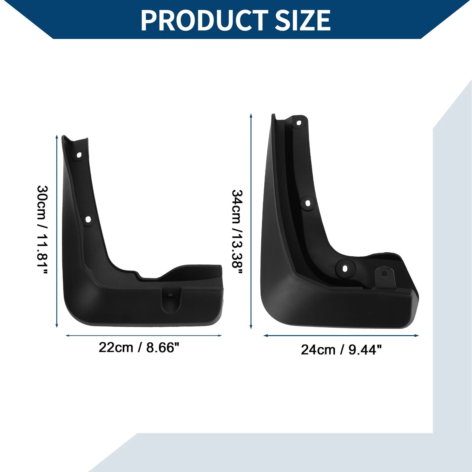 Mud Flaps Splash Guards 1 Set for BMW 7 Series M Sport (2023–2024)