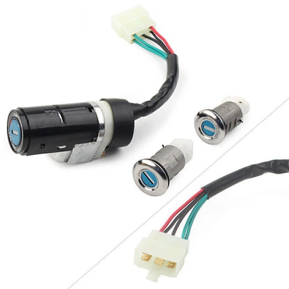5-Wire Ignition Switch Lock Set for GY6 50cc Scooter Moped