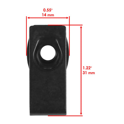 Panel Clip U Nut Set for John Deere 4710 Yanmar 2.2L 72 inch (1990–2010)