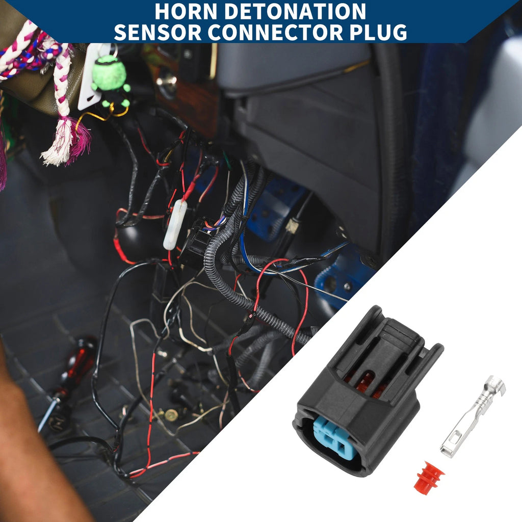 1 Pin Horn Detonation Sensor Connector Plug Replacement for Honda Fit Civic (2000–2020)