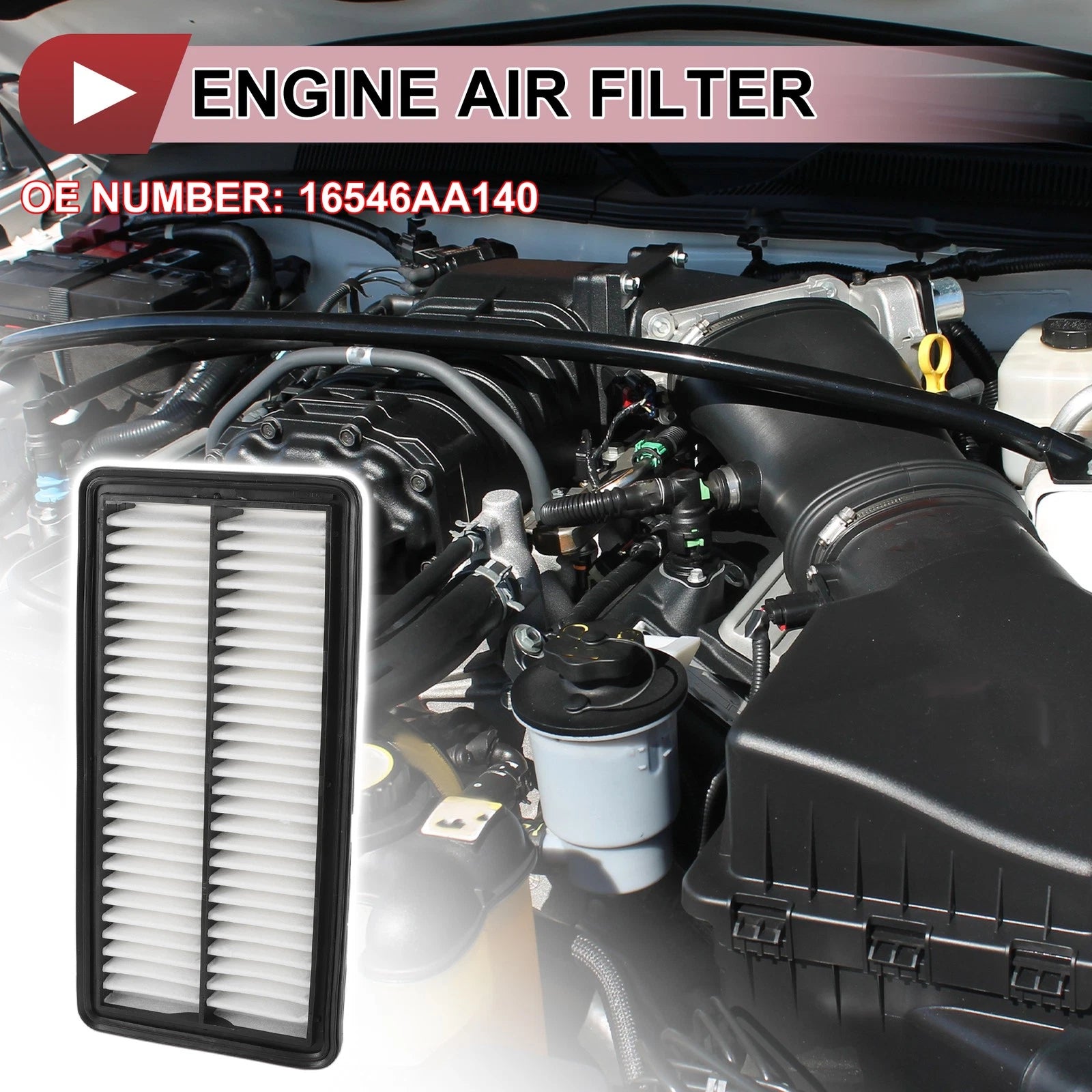 Engine Air Filter Replacement for Subaru B9 Tribeca (2006–2007) 1 Pack