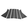 6 Pcs Pillar Window Trim Replacement for Chevy Blazer (2019–2022) Carbon