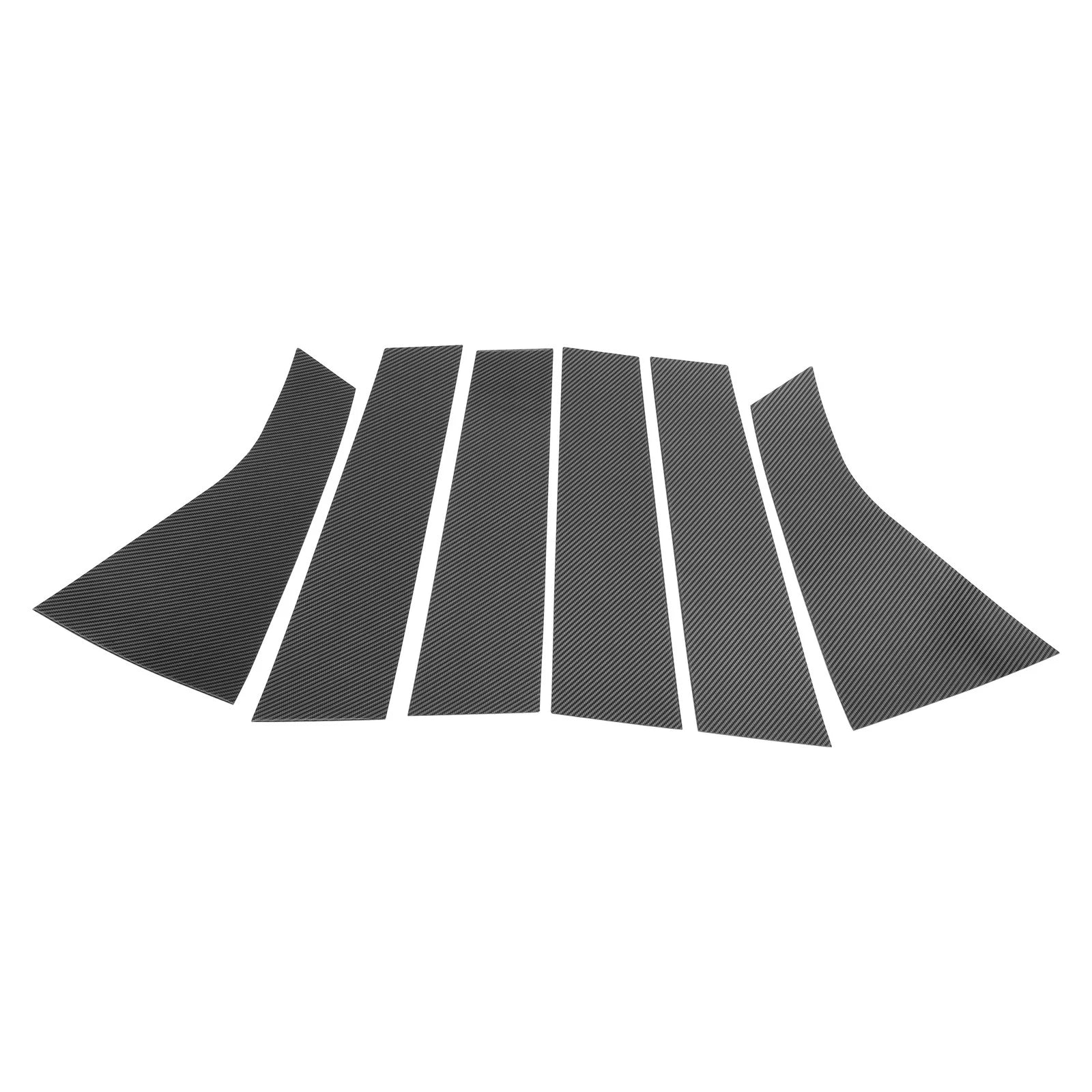6 Pcs Pillar Window Trim Replacement for Chevy Blazer (2019–2022) Carbon