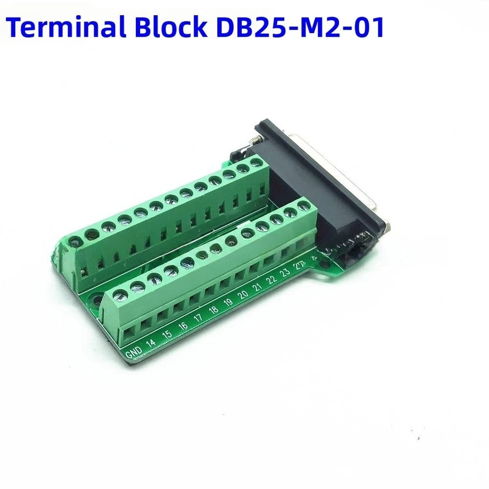 Terminal Block Adapter for DB25 Female Connector 25 Pin