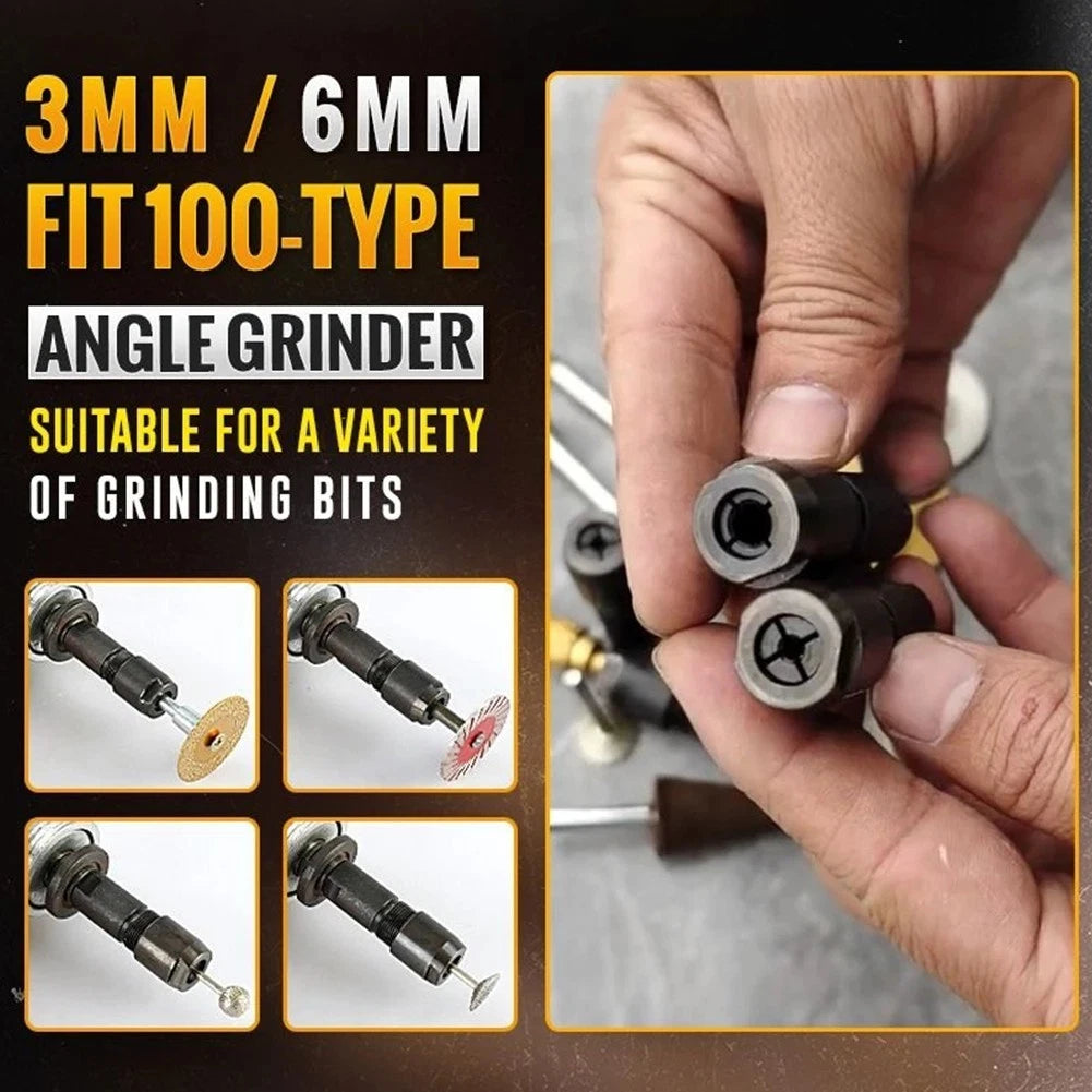 Transfer Head Adapter for Angle Grinder (6MM)