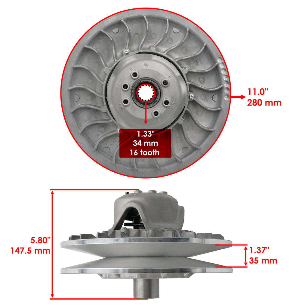 Secondary Clutch Replacement for Can Am Maverick X3 MAX (2017–2024)