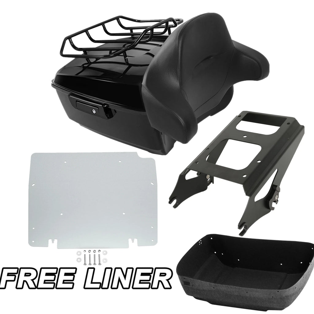 Trunk Pad Mount Rack Base Plate for Harley Touring Glide (2009–2013)