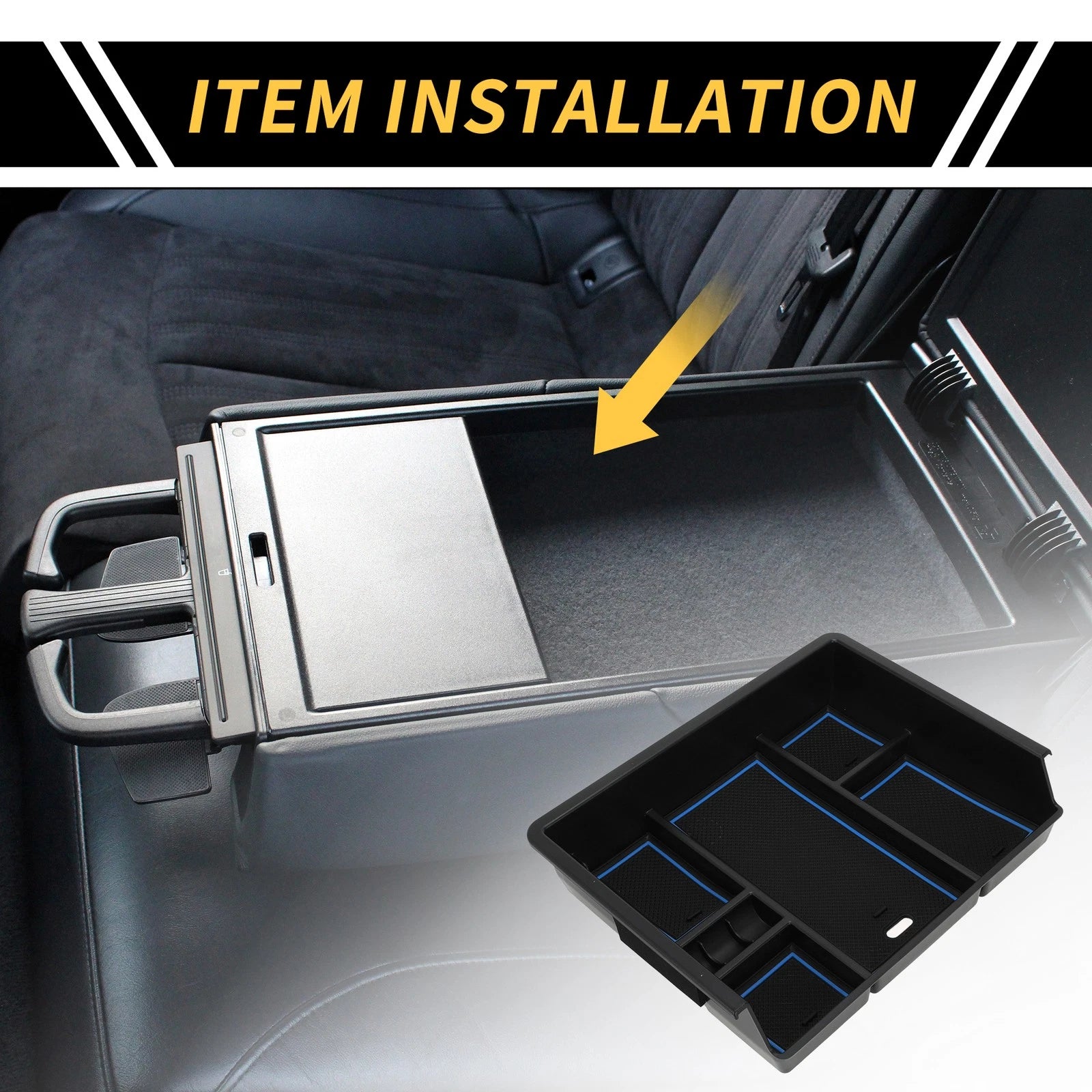 Center Console Organizer Tray Replacement for Chevy Silverado GMC Sierra (2019–2024)