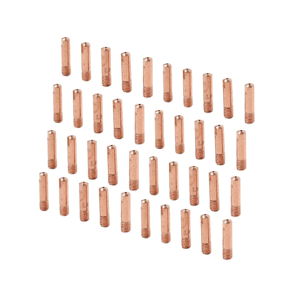 40 Pcs Contact Tips 035 for MIG Welding Gun (11-35)