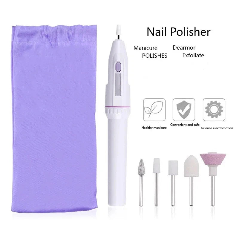 Electric Nail Drill with Grinding Tools for Portable Grooming