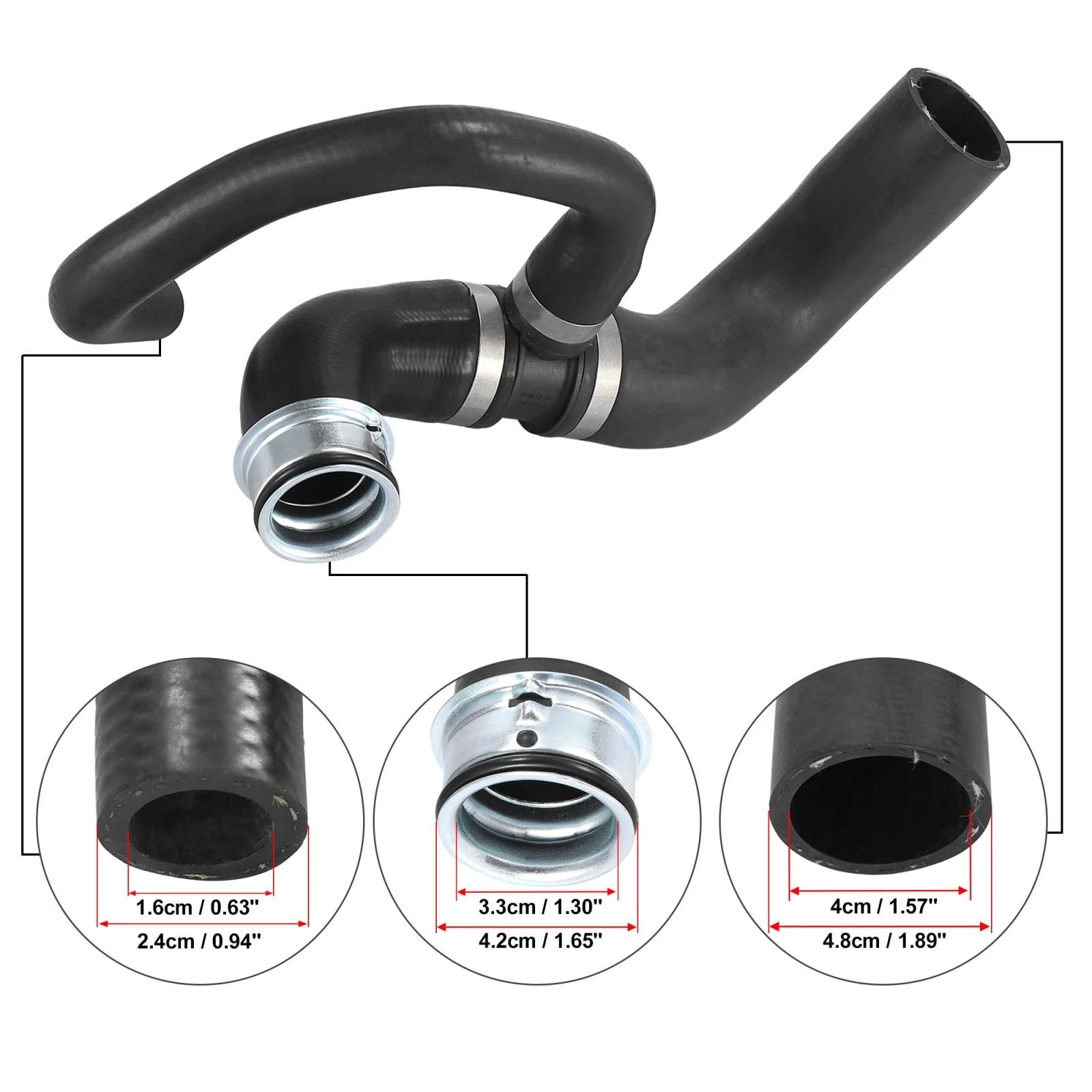 Lower Radiator Coolant Hose Replacement for Mercedes-Benz Sprinter 3500 (2010–2017)